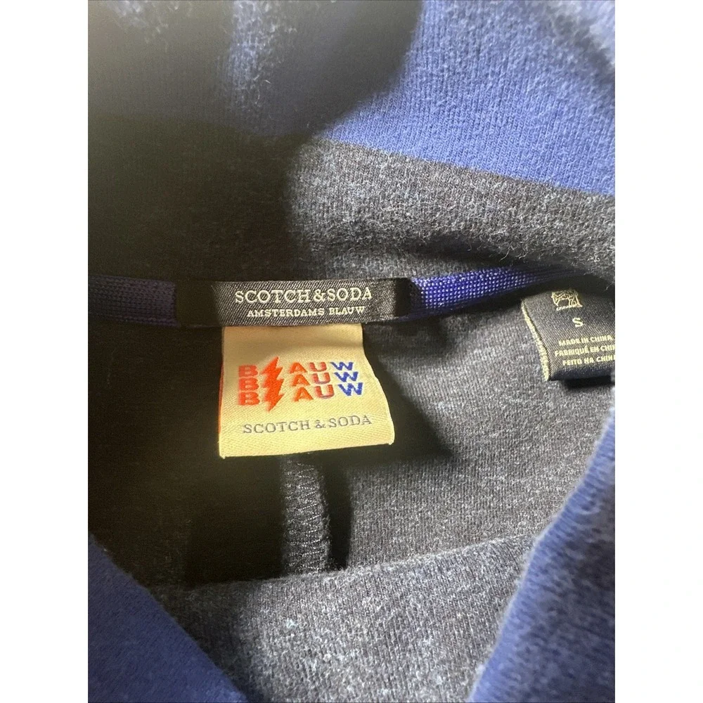 Scotch‎ & Soda Blue Sweatshirt Pullover Size Small Blauw